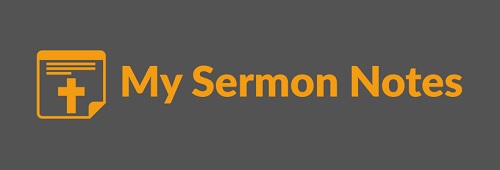 Install and use My Sermon Notes