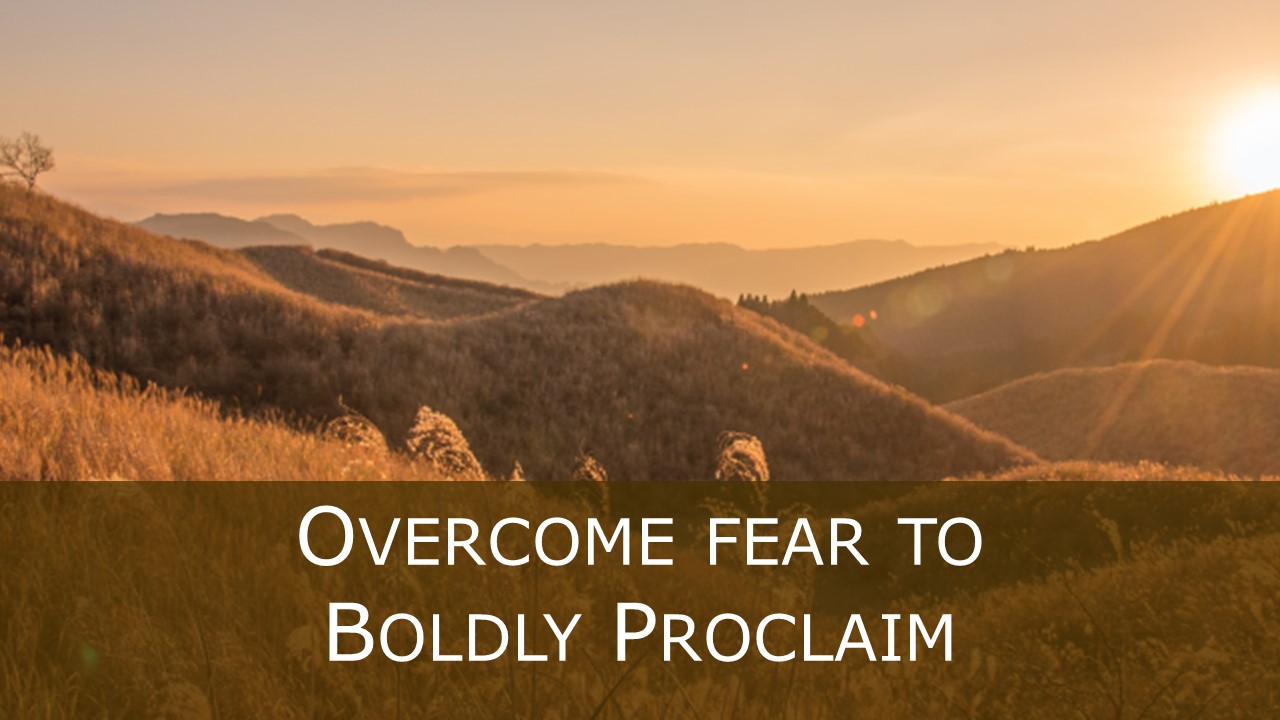 Overcome Fear